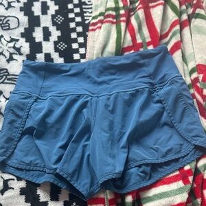 Lululemon Athletica Blue Athletic Shorts